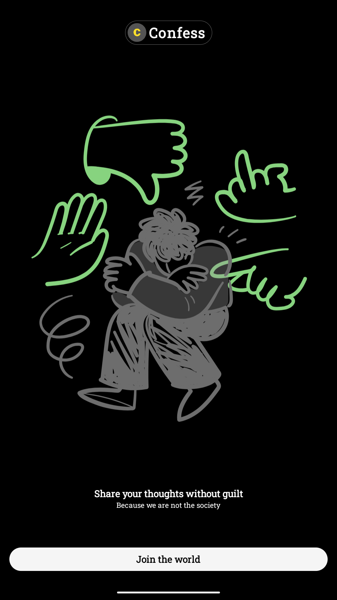 Confess App - Android Application